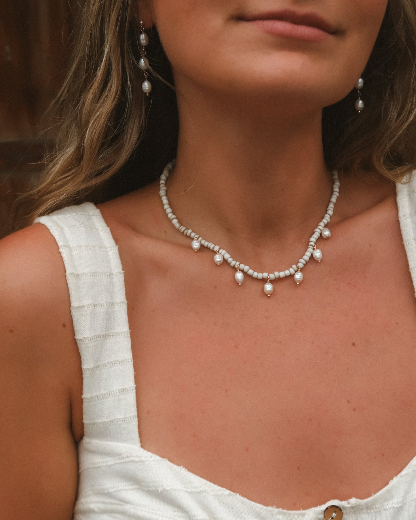 Playa Pearl Drop Necklace