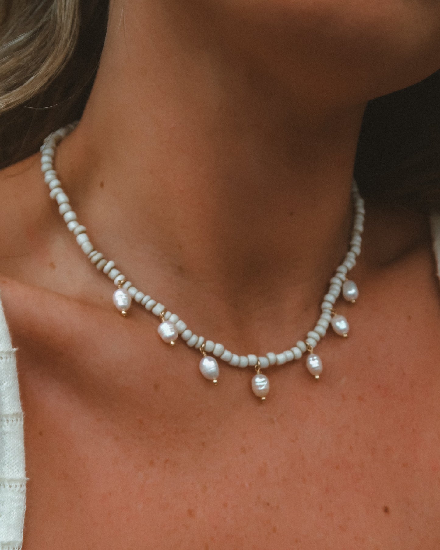 Playa Pearl Drop Necklace