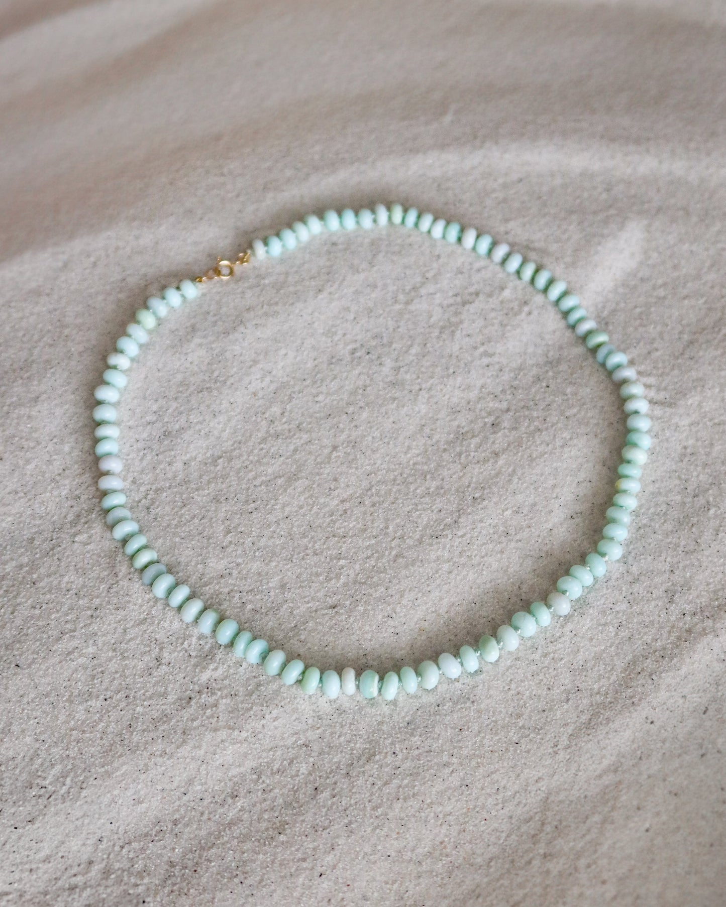 Mint Chip Opal Necklace