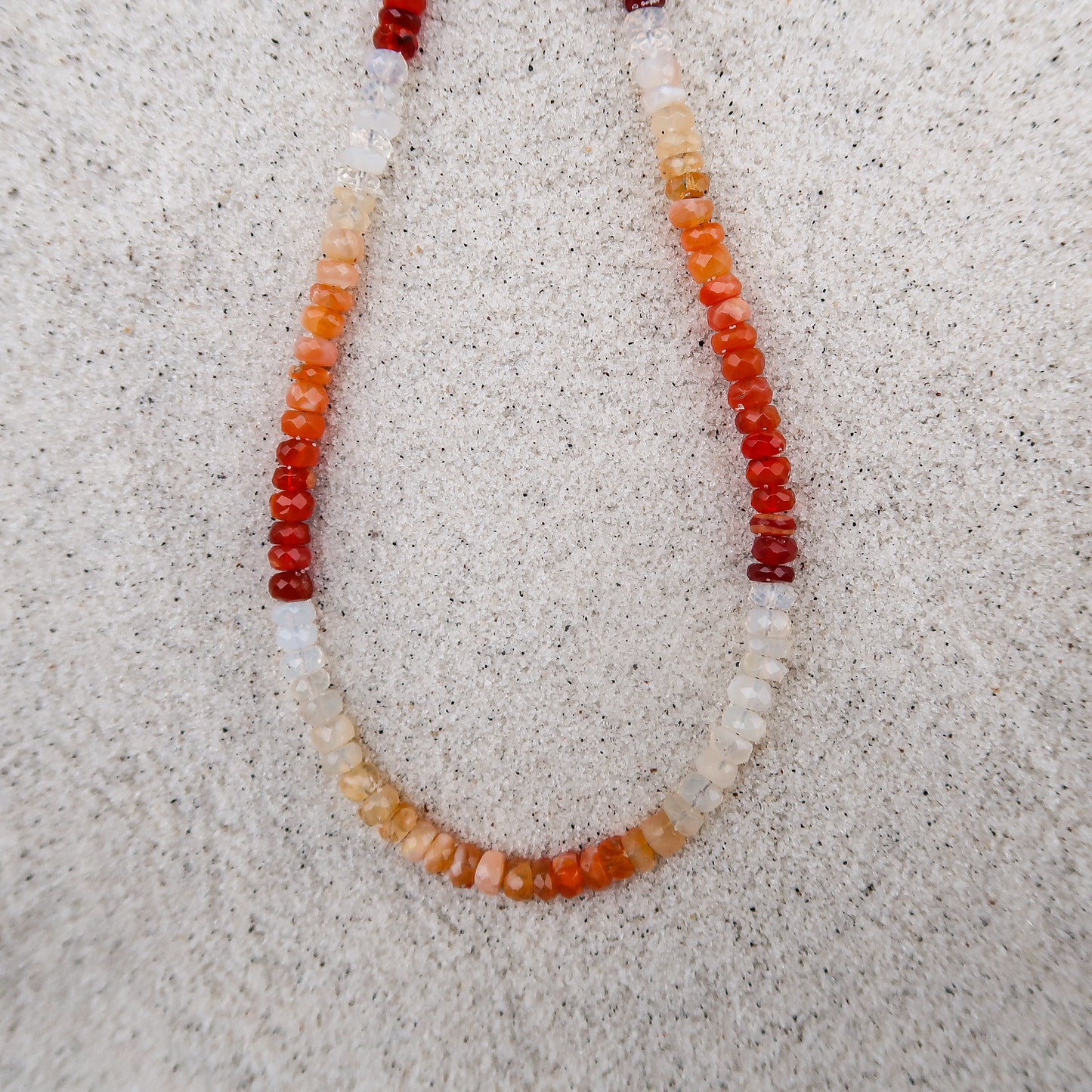 Sunshine Fire Opal Necklace